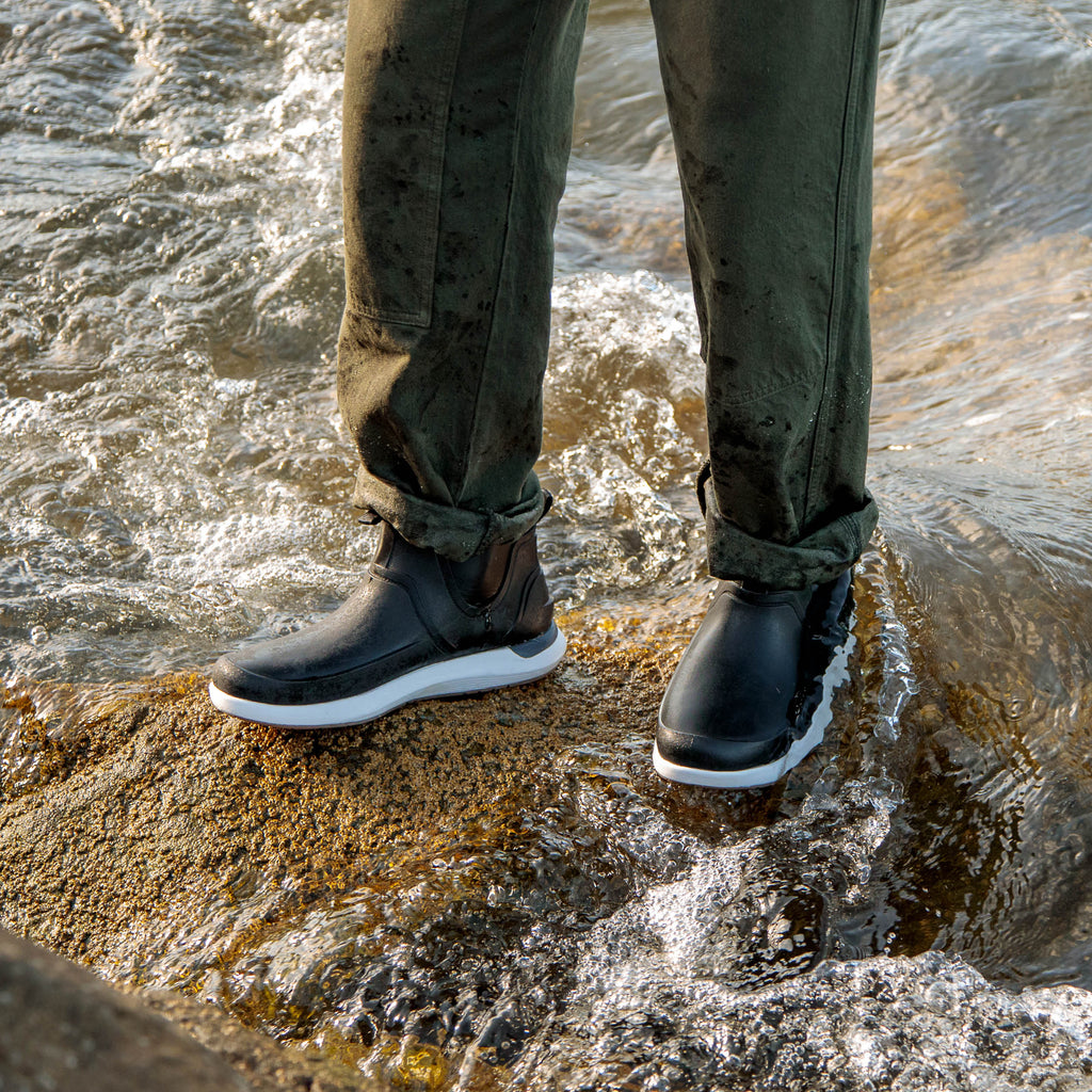 Swellsole Scallywag - Black/White/Gum