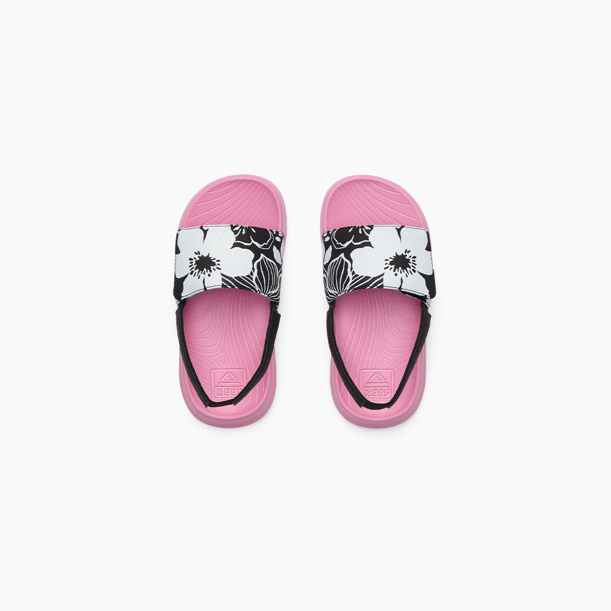 Little Salty Slide - Black/Pink