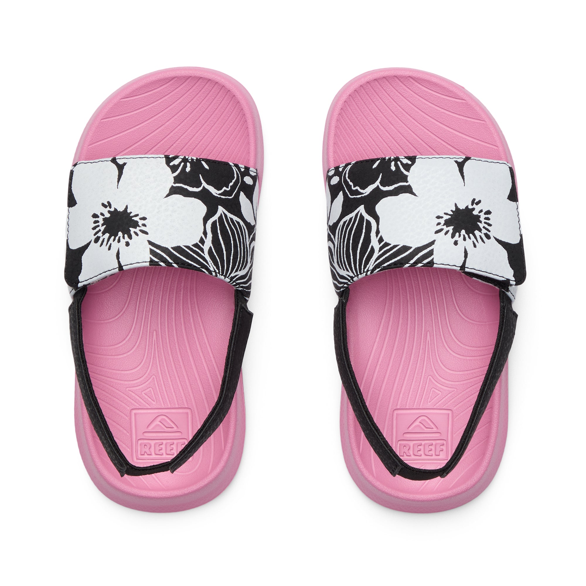 Little Salty Slide - Black/Pink